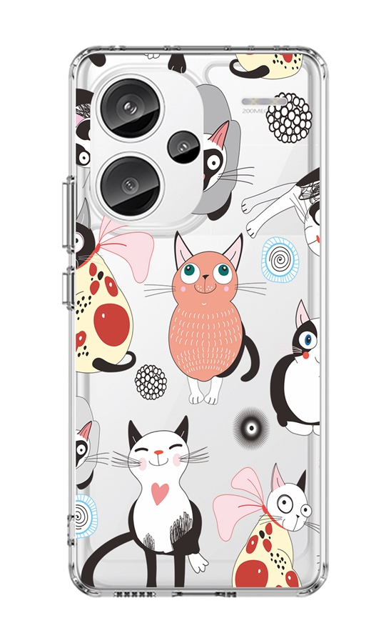 Levně Kryt TopQ Image Xiaomi Redmi Note 13 Pro+ 5G Image pevný Cats 2 122570 (pouzdro neboli obal na mobil Xiaomi Redmi Note 13 Pro+ 5G)