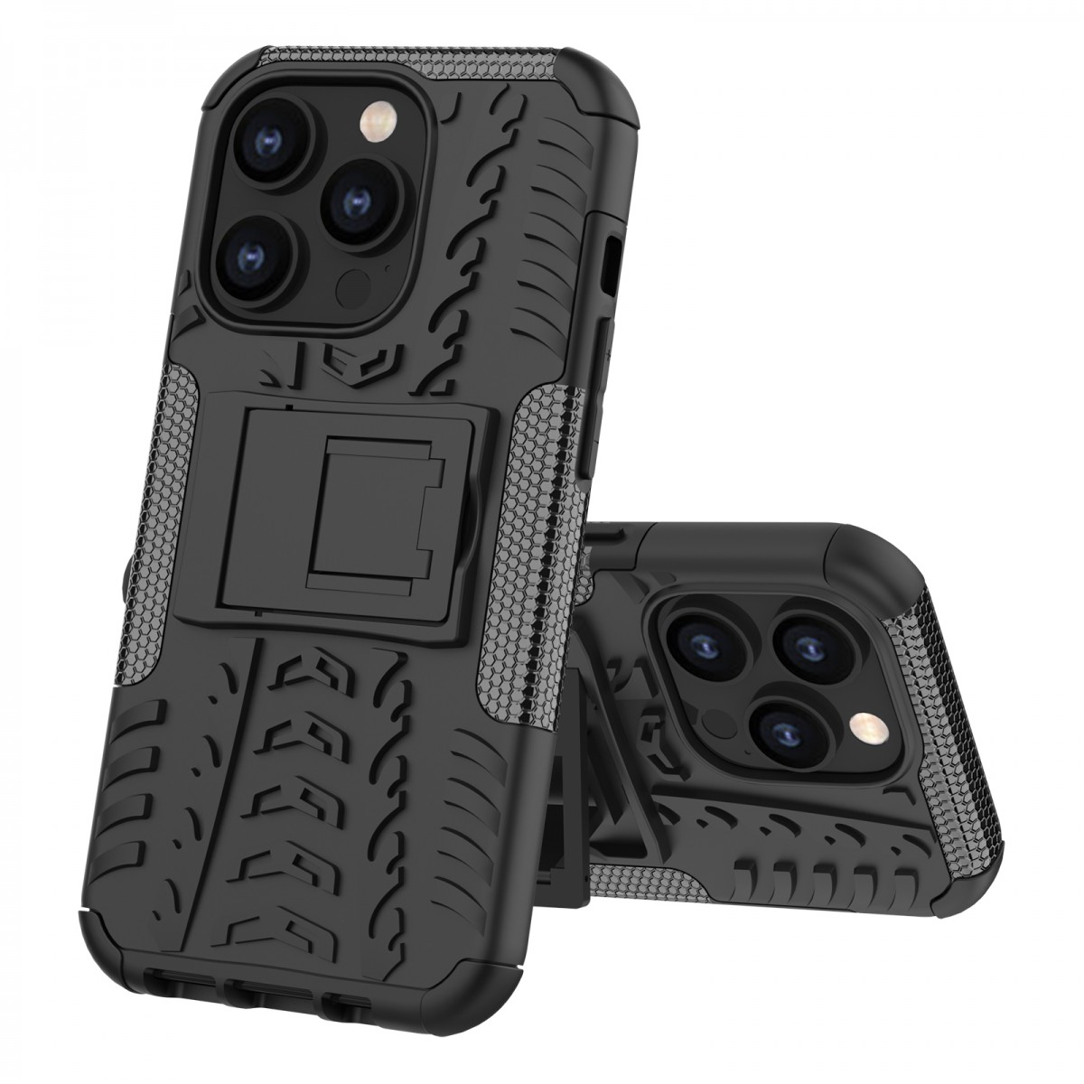 Levně Kryt TopQ iPhone 14 Pro ultra odolný černý 82576 (pouzdro neboli obal iPhone 14 Pro)