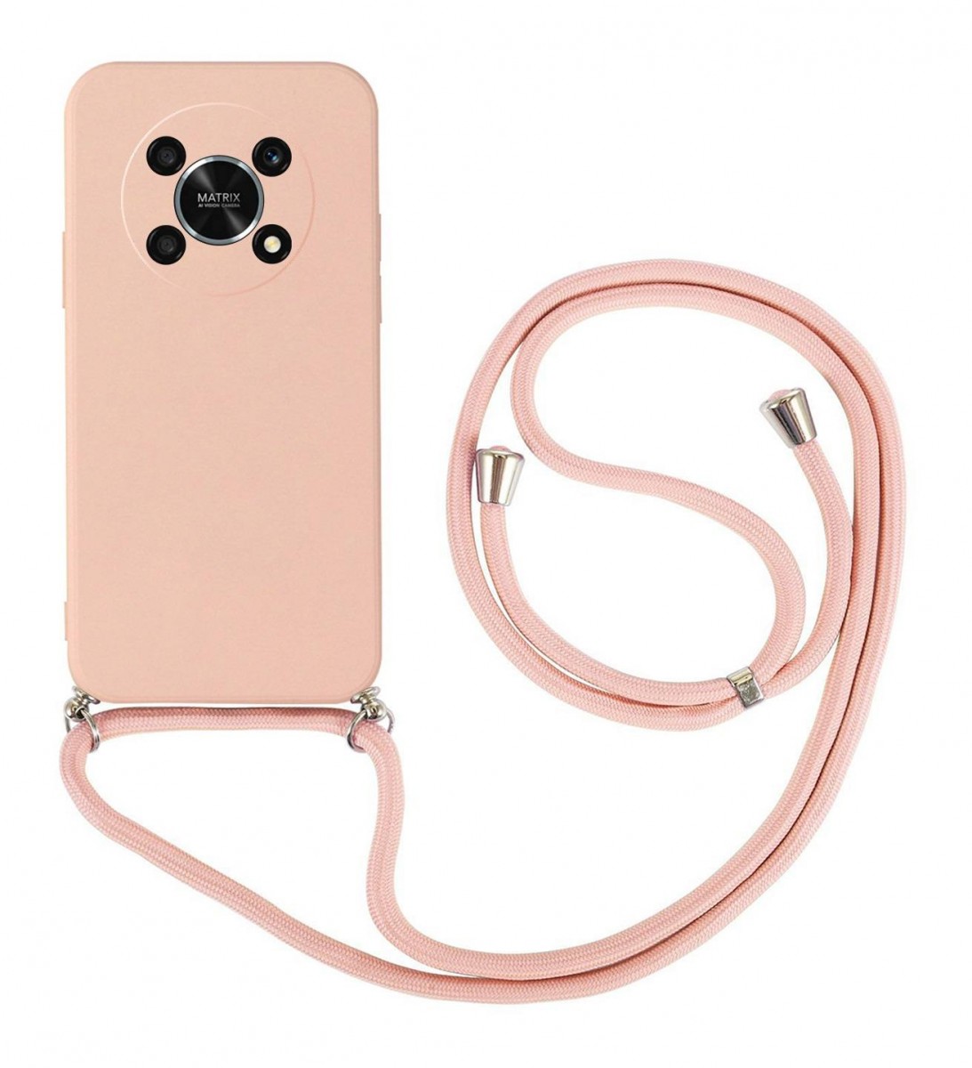 Zadní kryt na Honor Magic4 Lite 5G růžový se šňůrkou