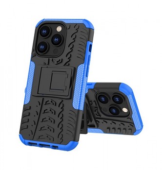 Ultra odolný zadní kryt na iPhone 14 Pro Max modrý