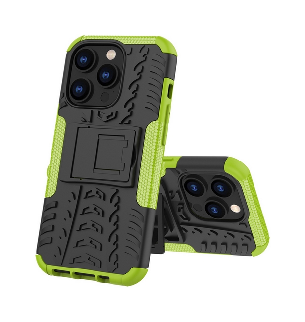 Levně Kryt TopQ iPhone 14 Pro ultra odolný zelený 82590 (pouzdro neboli obal iPhone 14 Pro)