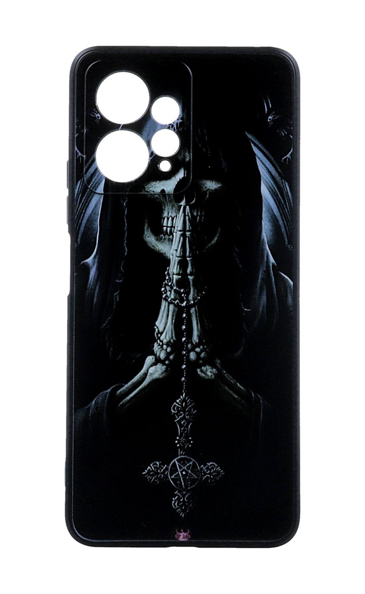 Kryt TopQ Xiaomi Redmi Note 12 Grim Reaper 122593 (pouzdro neboli obal na mobil Xiaomi Redmi Note 12)