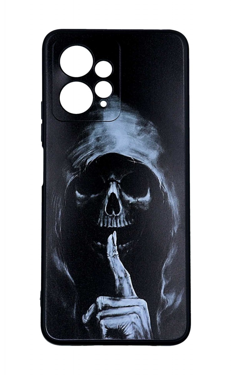 Kryt TopQ Xiaomi Redmi Note 12 Dark Grim Reaper 122594 (pouzdro neboli obal na mobil Xiaomi Redmi Note 12)