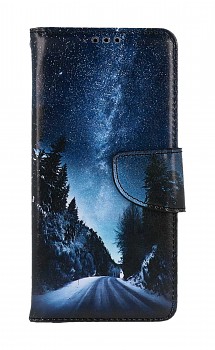 Knížkové pouzdro na Samsung A34 Zimní cesta
