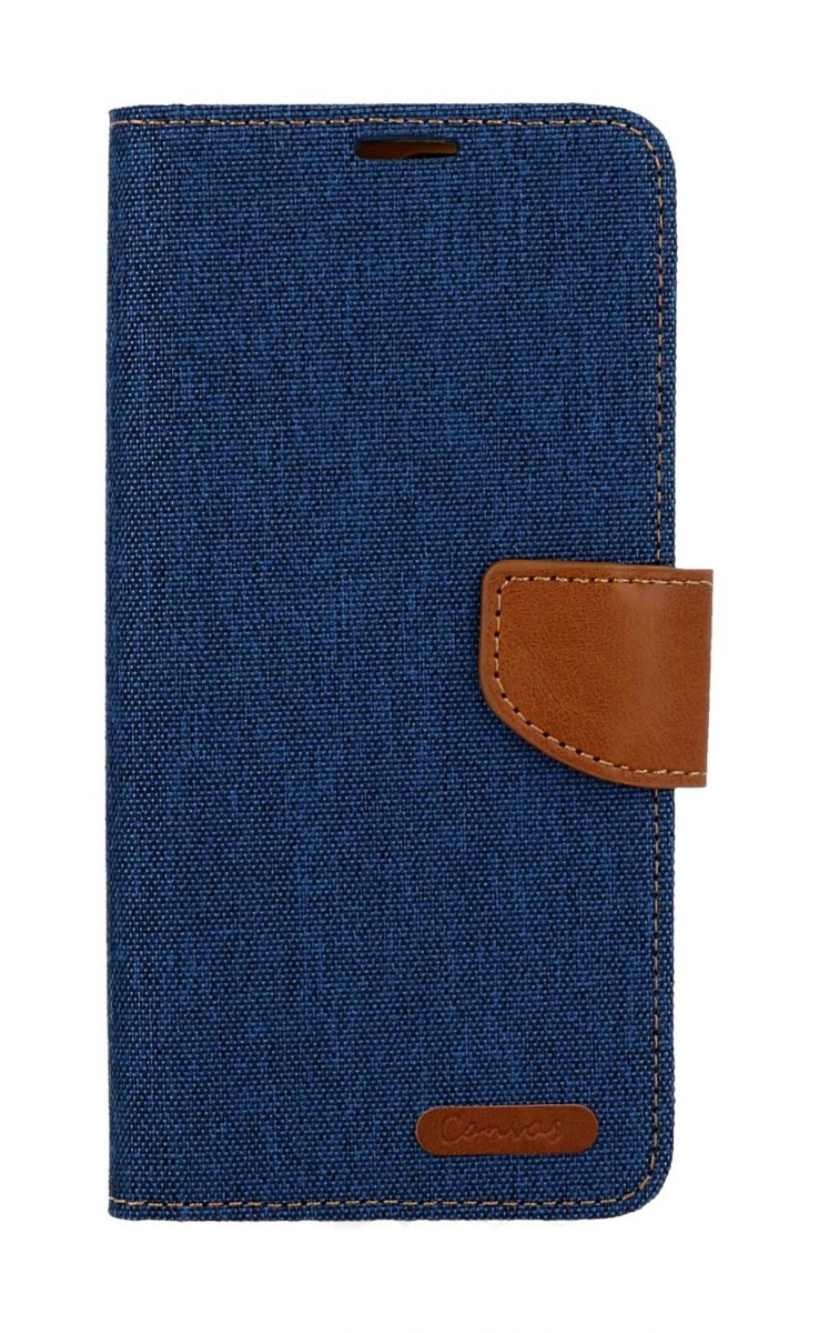 Knížkové pouzdro Canvas na Xiaomi Redmi Note 12 modré tmavé