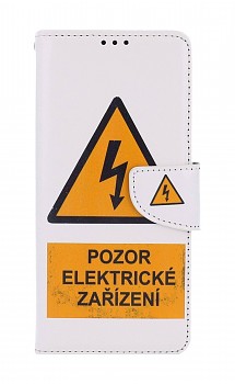Knížkové pouzdro na Xiaomi Redmi 12C Pozor elektrické zařízení
