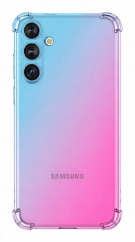 Zadní kryt na Samsung A57 5G Shock duhový modro-růžový