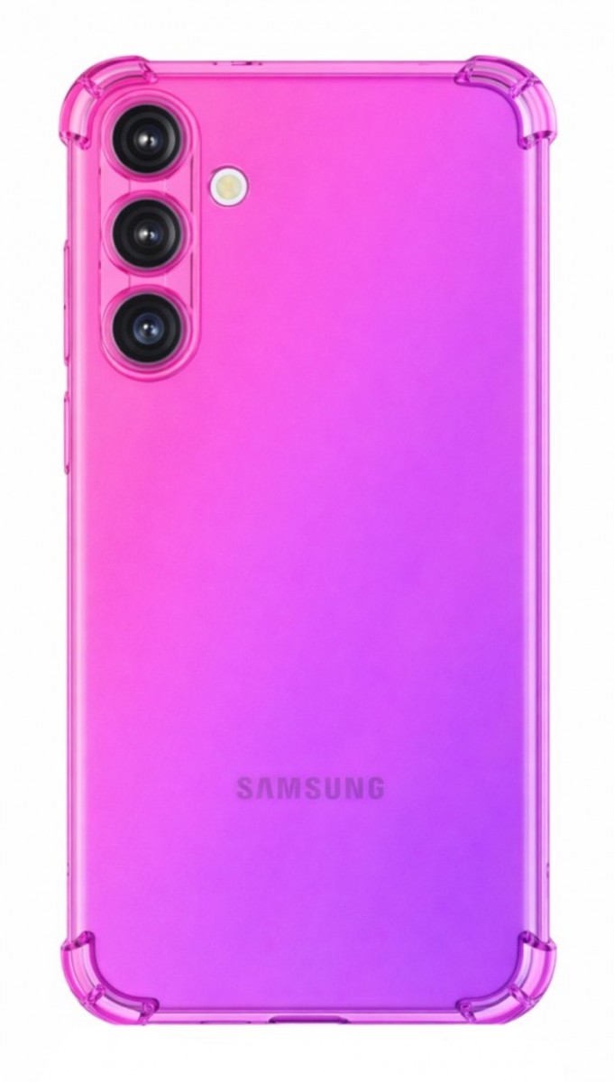 Zadní kryt na Samsung A57 5G Shock duhový růžovo-fialový