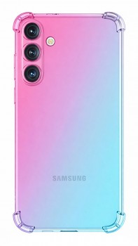 Zadní kryt na Samsung A57 5G Shock duhový mentolovo-růžový