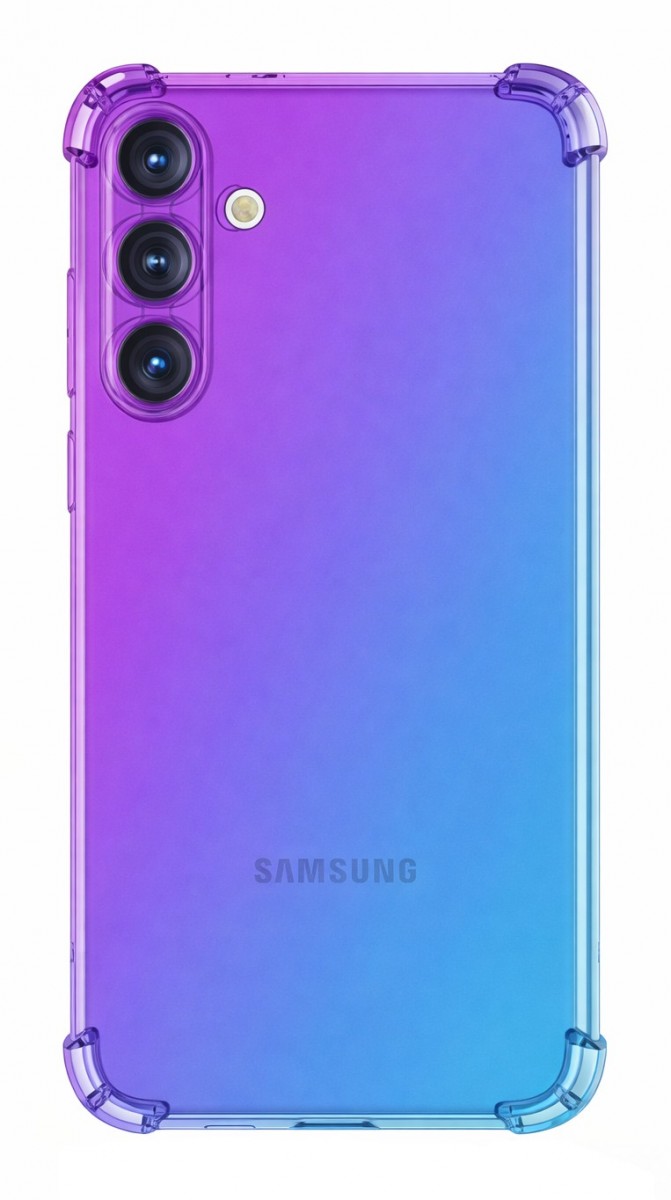 Levně Kryt TopQ Samsung A57 5G Shock duhový fialovo-modrý 172648 (pouzdro neboli obal na mobil Samsung A57 5G)