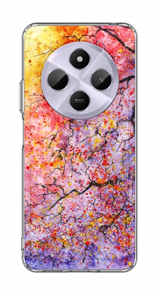 Levně Kryt TopQ Image Xiaomi Redmi 14C pevný Abstract Tree 132669 (pouzdro neboli obal na mobil Xiaomi Redmi 14C)