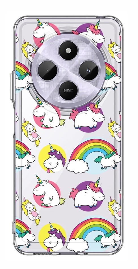 Levně Kryt TopQ Image Xiaomi Redmi 14C pevný Chunky Unicorns 132671 (pouzdro neboli obal na mobil Xiaomi Redmi 14C)