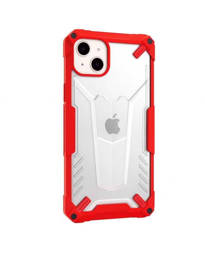 Levně Hybridní pouzdro Tel Protect pro Iphone 13 Red