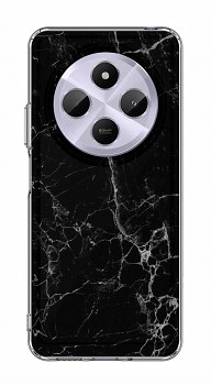 Zadní pevný kryt STYLE na Xiaomi Redmi 14C Mramor černý