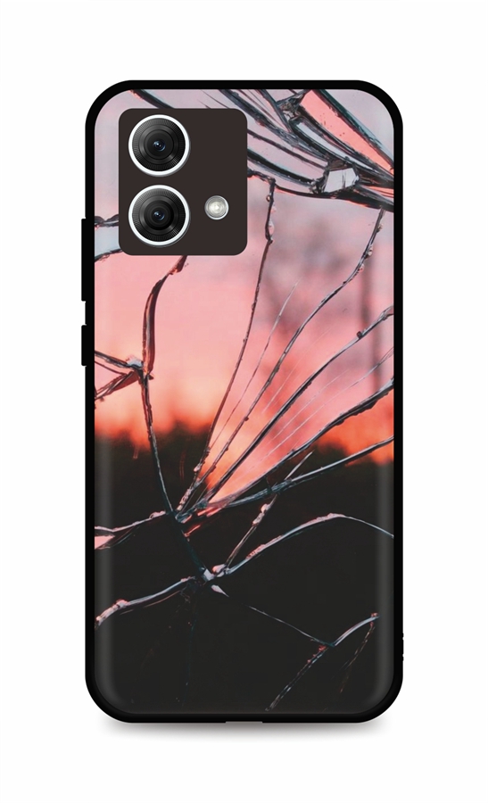 Levně Kryt TopQ LUXURY Motorola Moto G84 5G Pink Broken 122689 (pouzdro neboli obal na mobil Motorola Moto G84 5G)