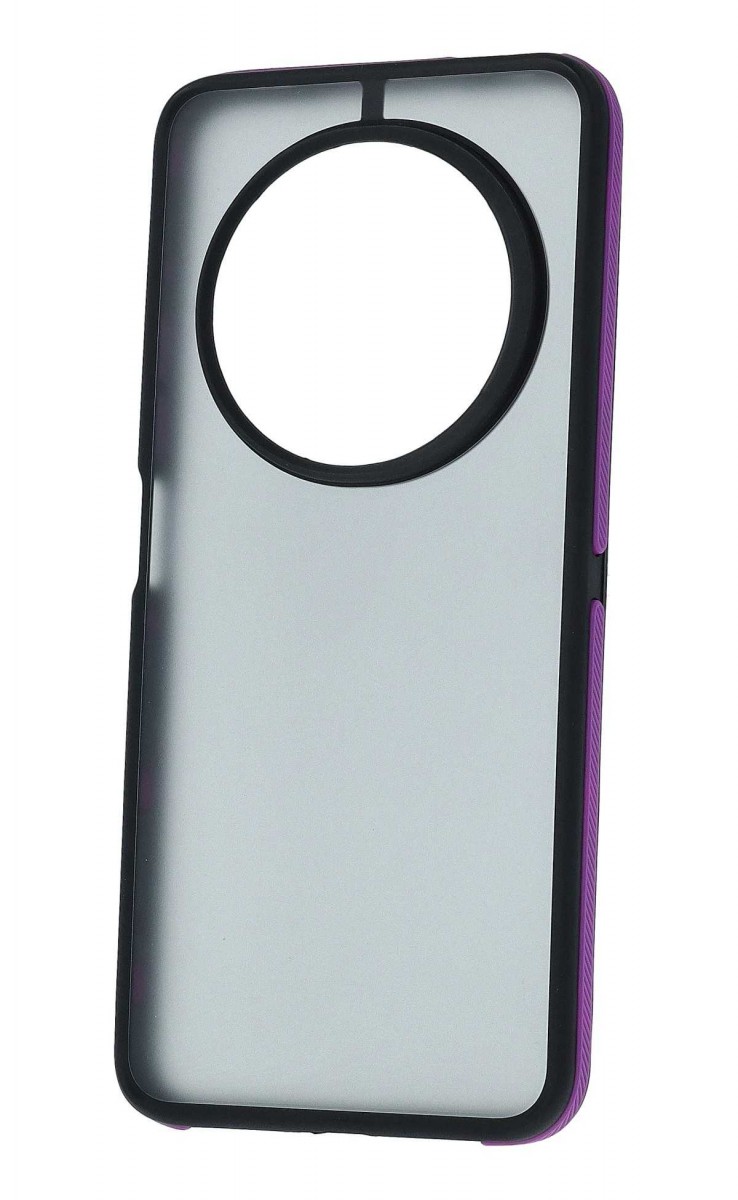 Levně Kryt TopQ Xiaomi Redmi 14C NEO tmavý s fialovým okrajem 132702 (pouzdro neboli obal na mobil Xiaomi Redmi 14C)