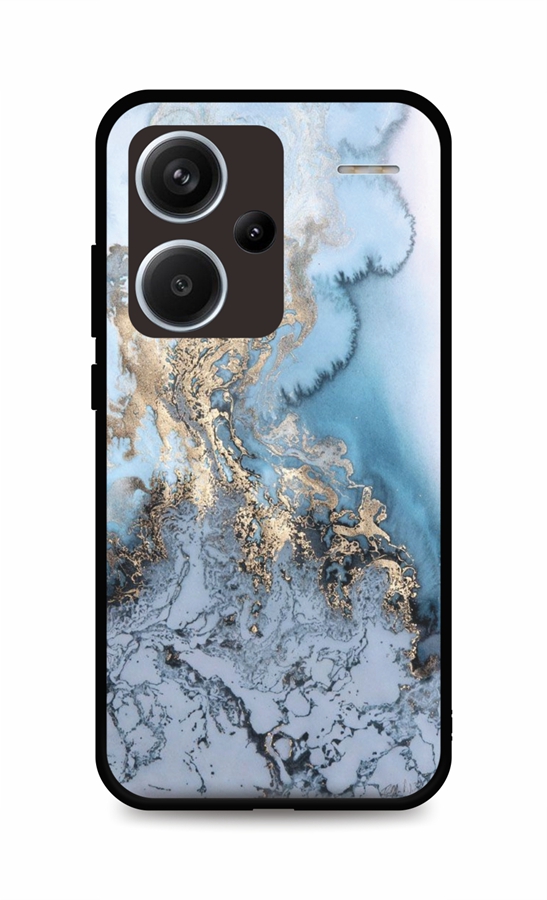 Zadní pevný kryt LUXURY na Xiaomi Redmi Note 13 Pro+ 5G Marble Blue