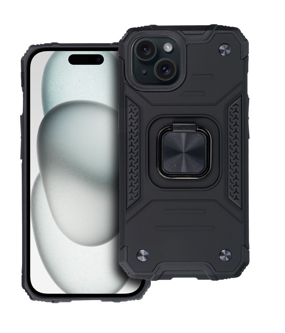Ultra odolný zadní kryt Nitro na iPhone 15 černý