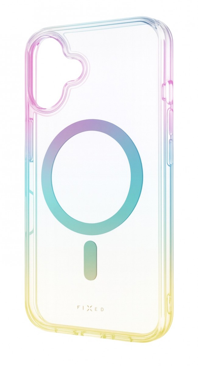 Levně Zadní kryt FIXED MagRainbow s podporou MagSafe pro Apple iPhone 17, duhový