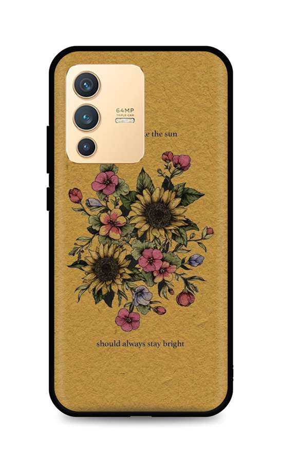 Levně Kryt TopQ Vivo V23 5G silikon Bouquet 72749 (pouzdro neboli obal na mobil Vivo V23 5G)
