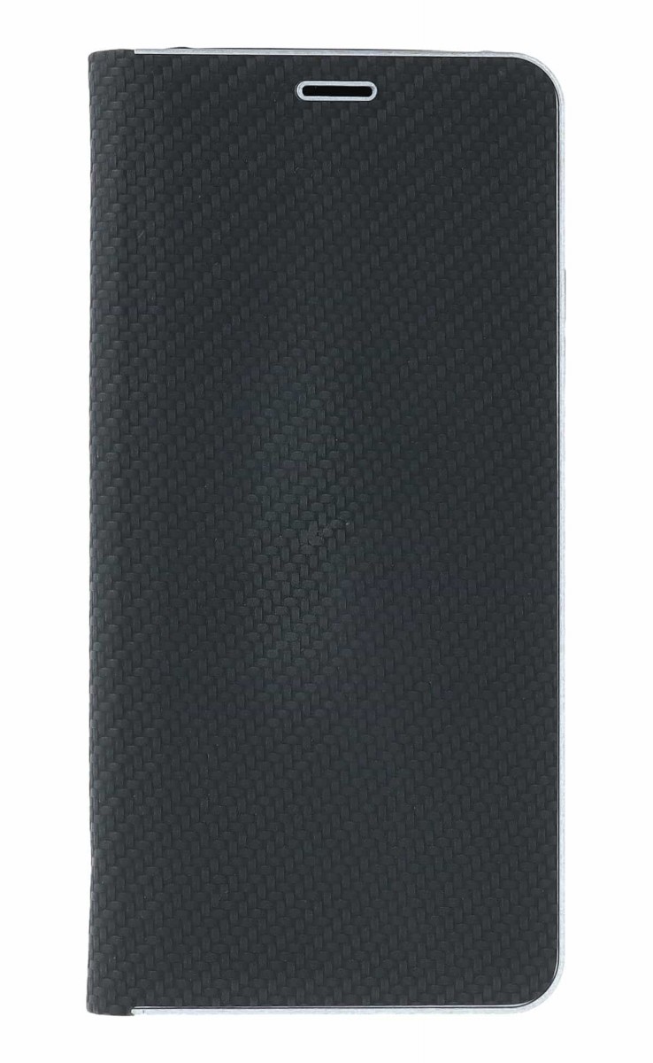 Knížkové pouzdro Luna Carbon Book na Samsung Xcover 7 černé