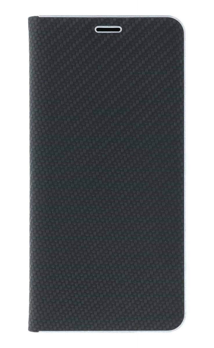 Levně Pouzdro TopQ Samsung A17 knížkové Luna Carbon Book černé 142754 (kryt neboli obal na mobil Samsung A17)