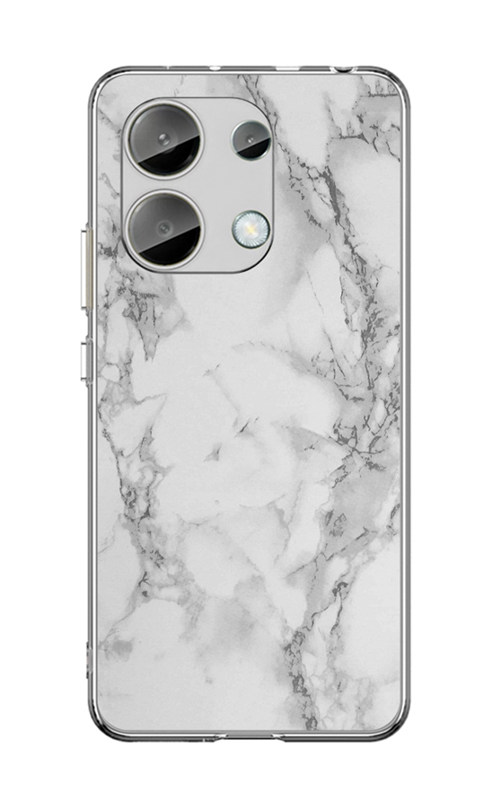 Levně Kryt STYLE TopQ Xiaomi Redmi Note 13 pevný Mramor bílý 122755 (pouzdro neboli obal na mobil Xiaomi Redmi Note 13)