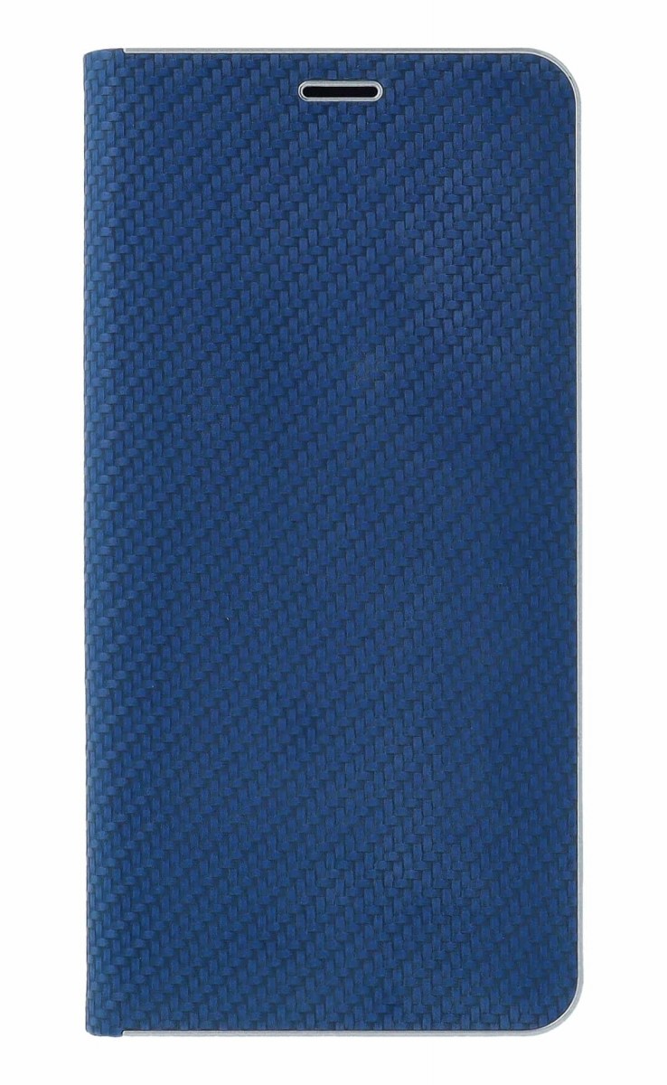Knížkové pouzdro Luna Carbon Book na Samsung A17 modré
