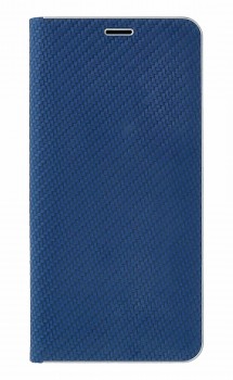Knížkové pouzdro Luna Carbon Book na Samsung A17 modré