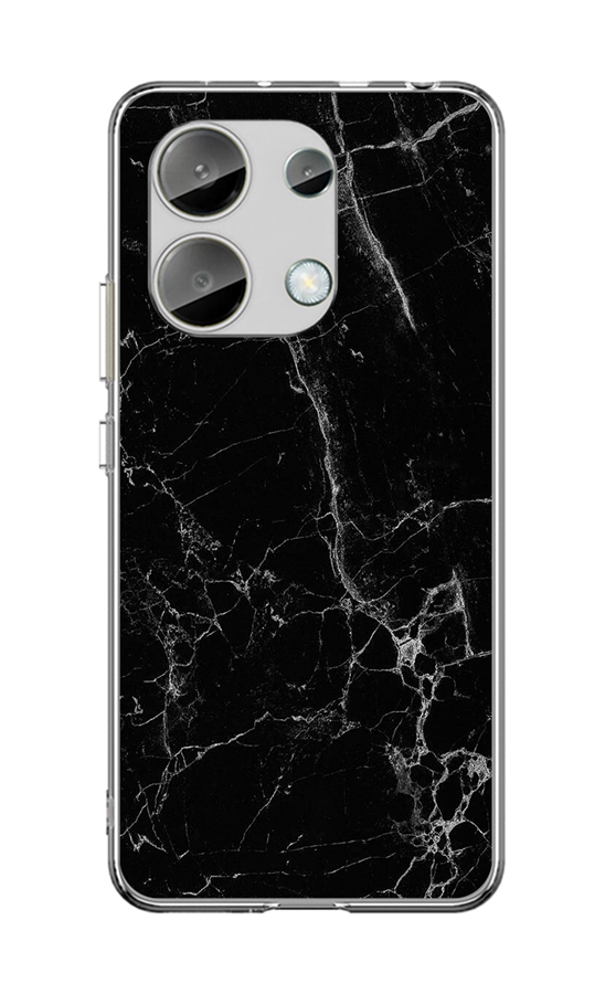 Zadní pevný kryt STYLE na Xiaomi Redmi Note 13 Mramor černý