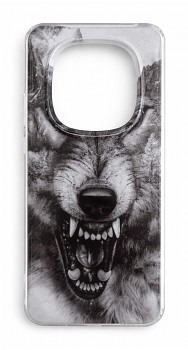 Zadní pevný kryt Image na Xiaomi Redmi Note 15 Pro+ 5G Černobílý vlk
