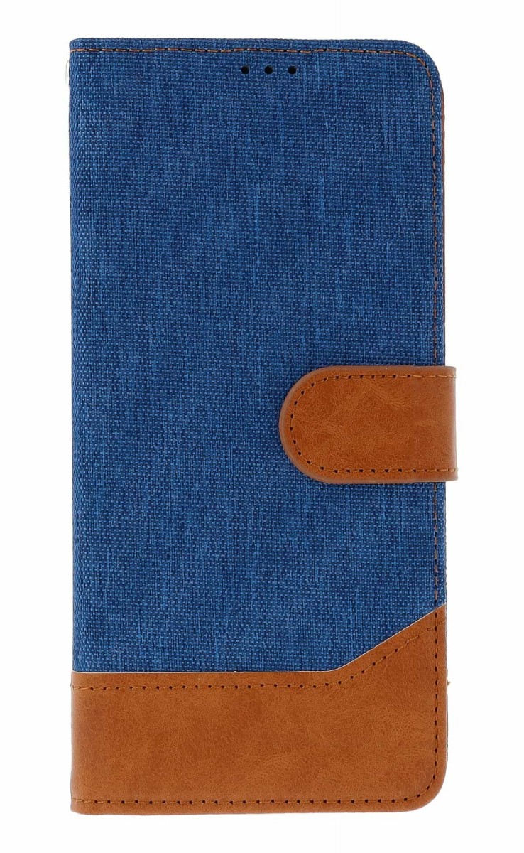 Levně Pouzdro TopQ Jeans Samsung A17 knížkové modré 142758 (kryt neboli obal na mobil Samsung A17)
