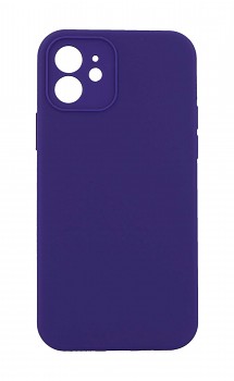 Zadní kryt Essential na iPhone 12 tmavě fialový