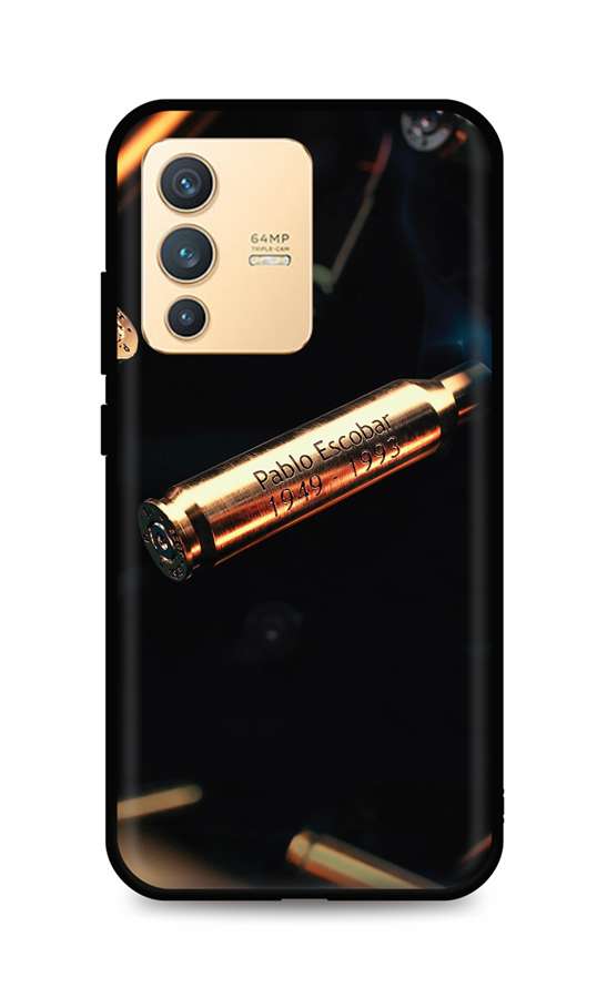 Levně Kryt TopQ Vivo V23 5G silikon Pablo Escobar Bullet 72764 (pouzdro neboli obal na mobil Vivo V23 5G)