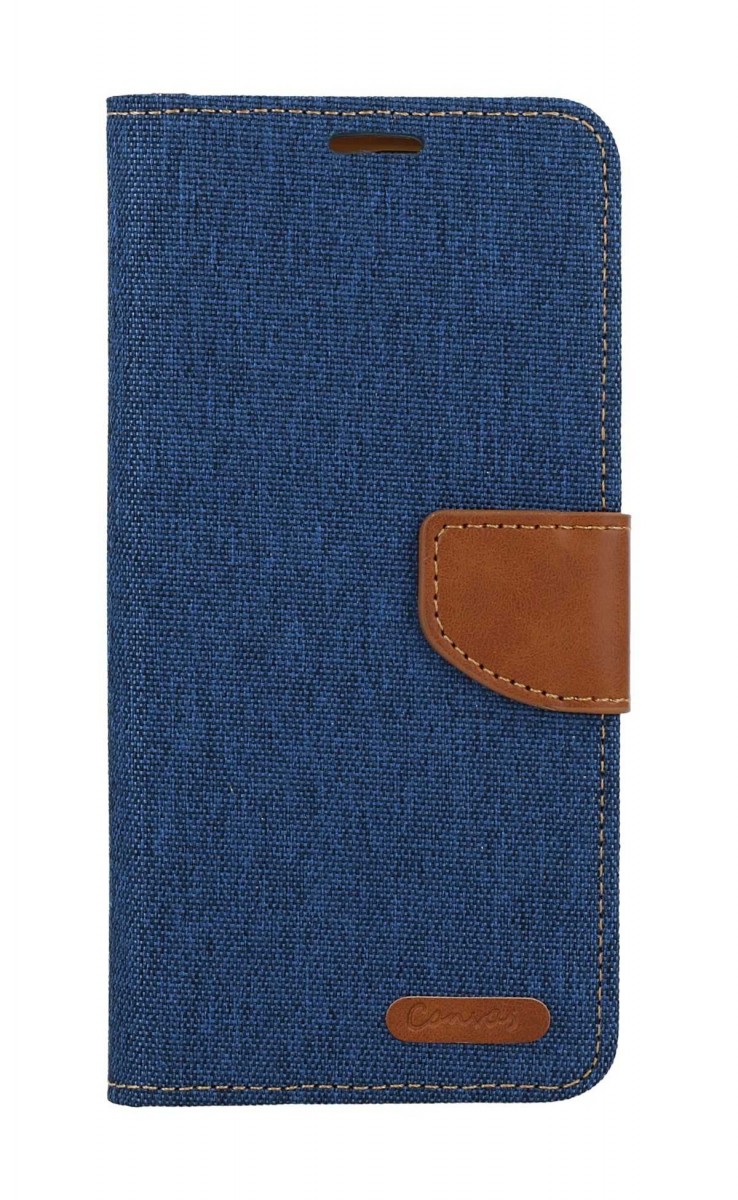 Levně Pouzdro Canvas Xiaomi Redmi Note 13 Pro knížkové modré tmavé 122766 (kryt neboli obal na mobil Xiaomi Redmi Note 13 Pro)