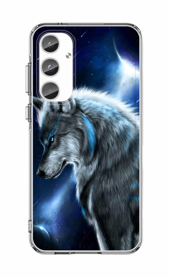 Zadní pevný kryt Image na Samsung A57 5G Vlkodlak