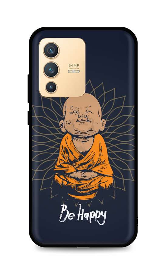 Levně Kryt TopQ Vivo V23 5G silikon Be Happy 72770 (pouzdro neboli obal na mobil Vivo V23 5G)
