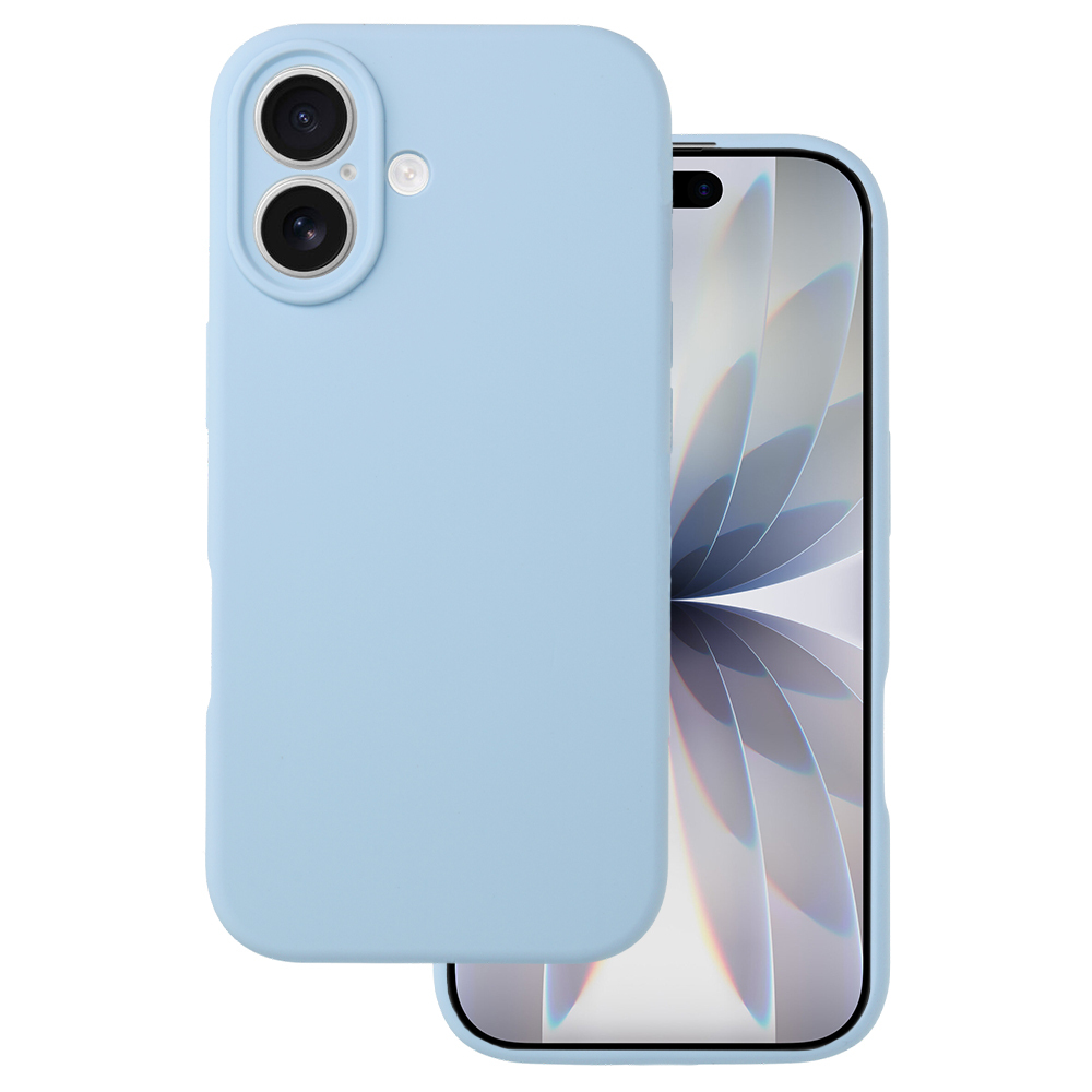 Zadní kryt Silicone Lite pro iPhone 17 light blue