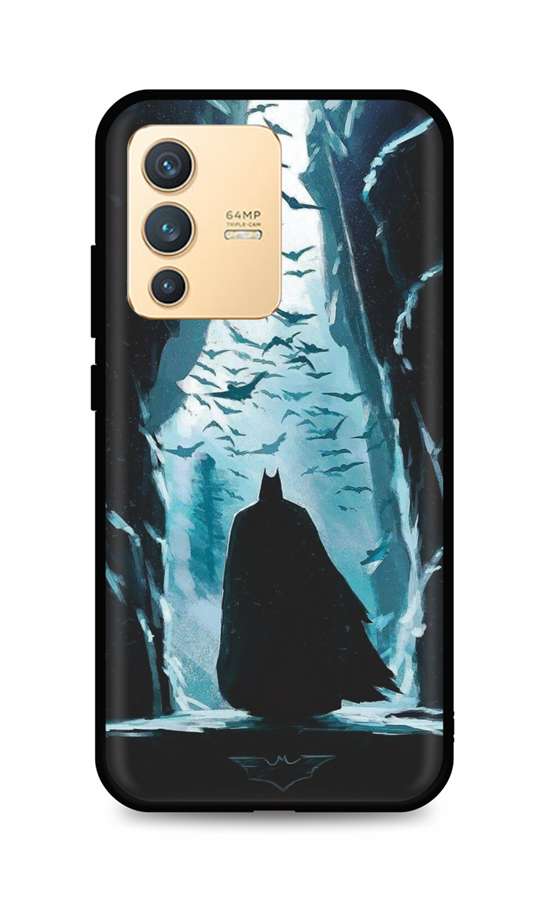 Zadní silikonový kryt DARK na Vivo V23 5G Dark Batman