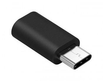 Adaptér TopQ USB-C - microUSB černý