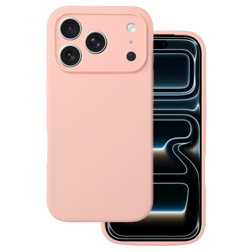 Levně Zadní kryt Silicone Lite pro iPhone 17 Pro Max peach