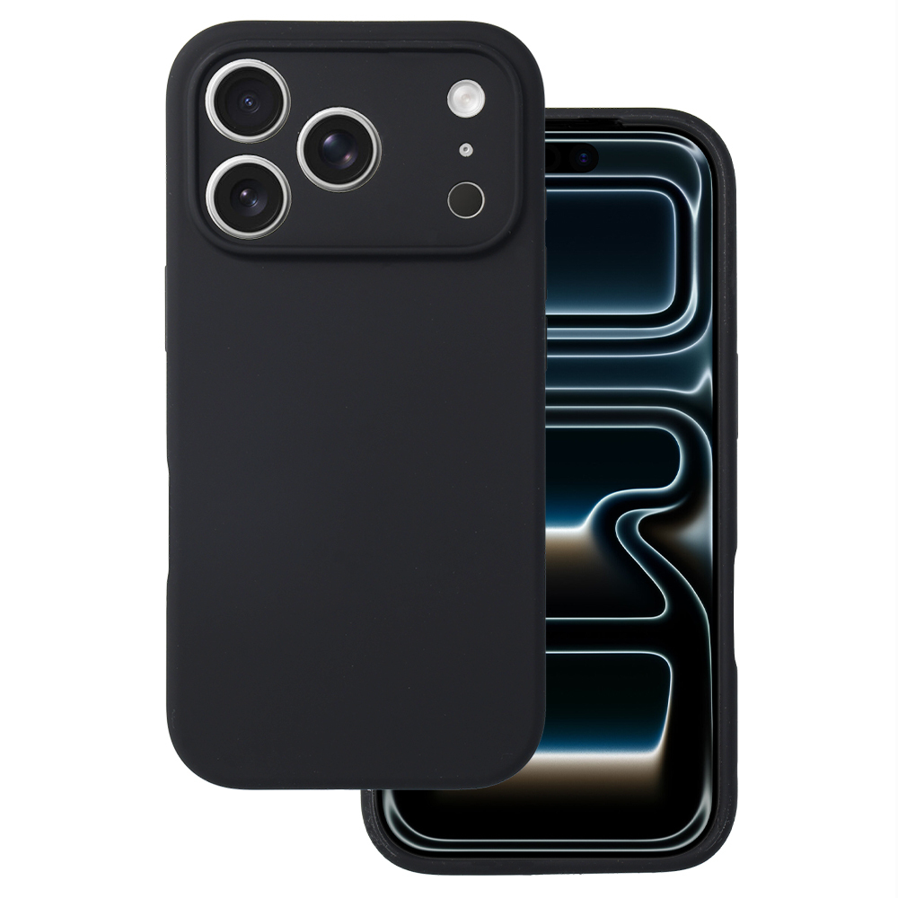 Zadní kryt Silicone Lite pro iPhone 17 Pro Max black