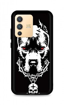 Zadní silikonový kryt DARK na Vivo V23 5G Fighting Dog