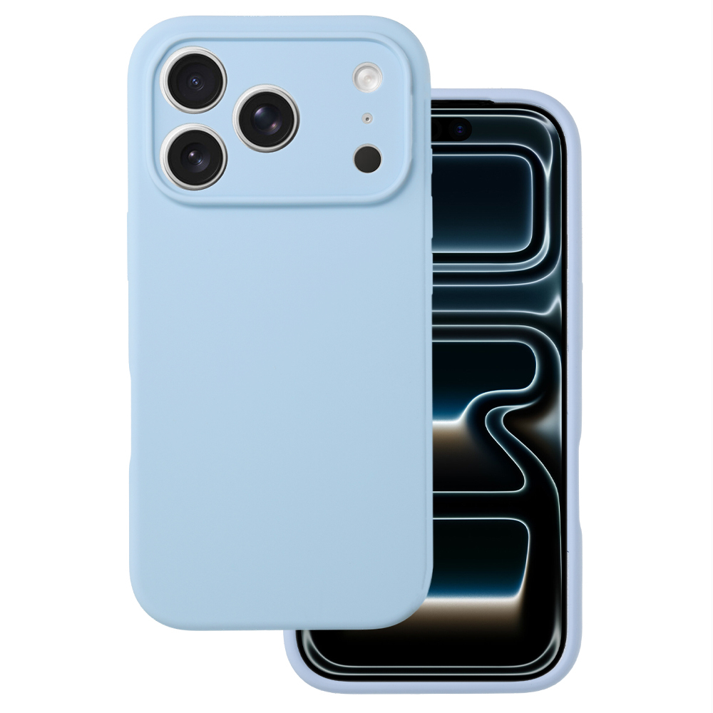 Zadní kryt Silicone Lite pro iPhone 17 Pro Max light blue