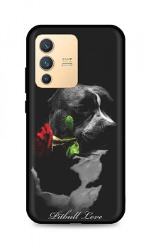 Zadní silikonový kryt DARK na Vivo V23 5G Pitbull Love