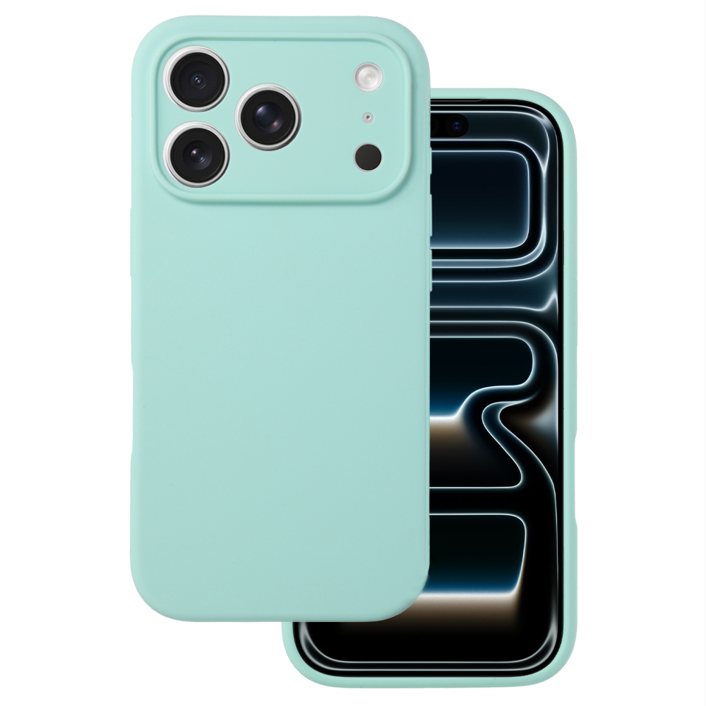 Zadní kryt Silicone Lite pro iPhone 17 Pro Max mint