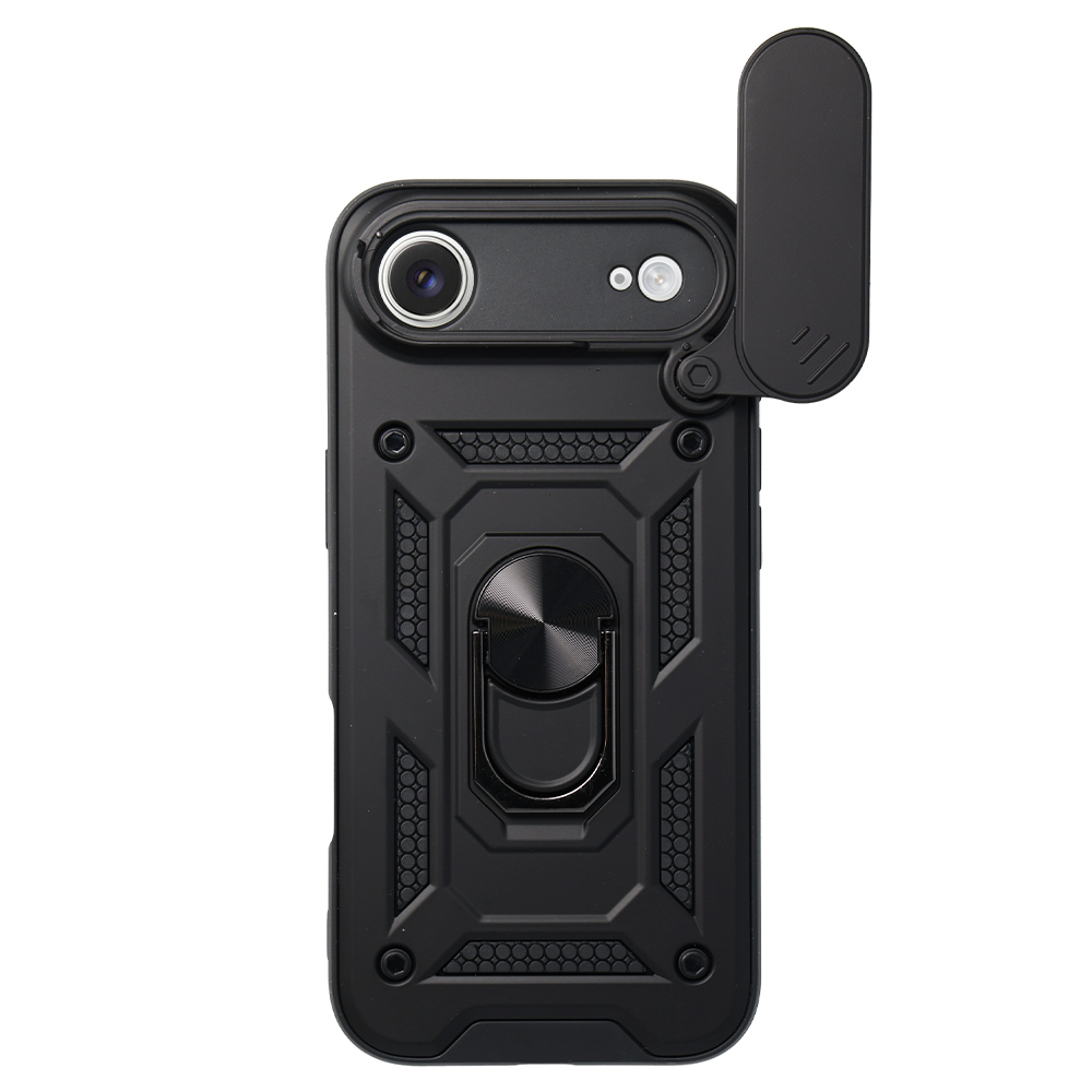 Levně Ultra odolný zadní kryt Armor Lens pro iPhone Air černý