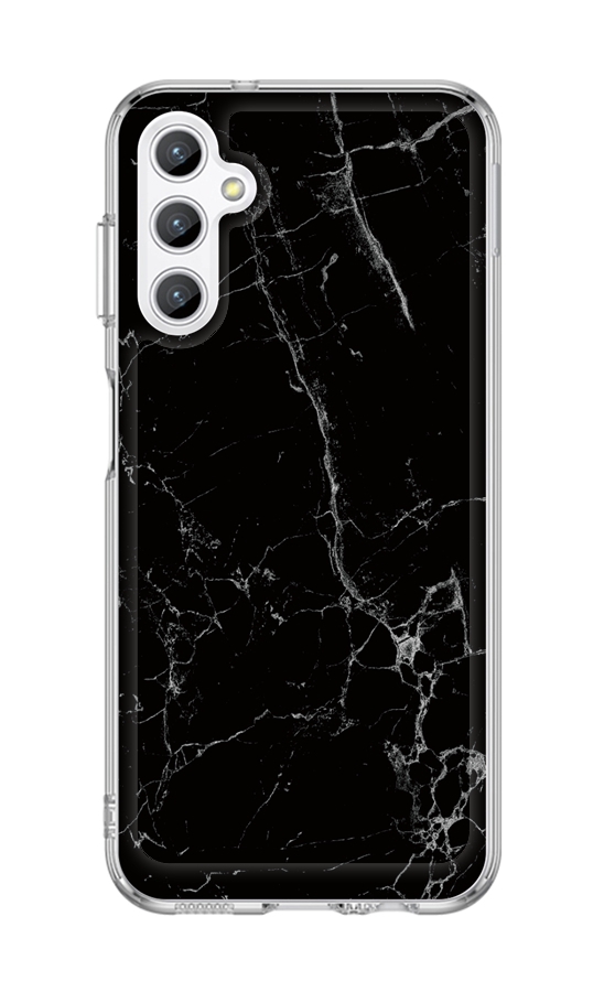 Kryt STYLE TopQ Samsung A14 pevný Mramor černý 122802