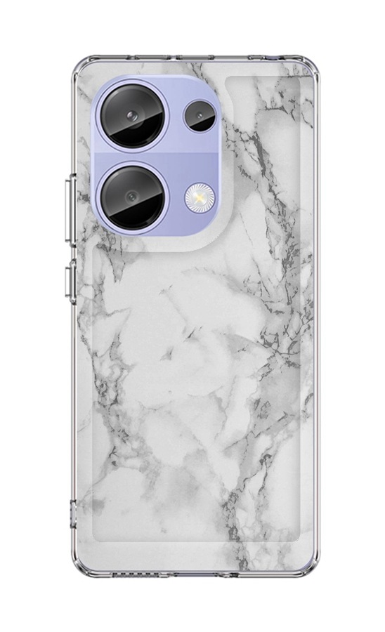 Levně Kryt STYLE TopQ Xiaomi Redmi Note 13 Pro pevný Mramor bílý 122813 (pouzdro neboli obal na mobil Xiaomi Redmi Note 13 Pro )