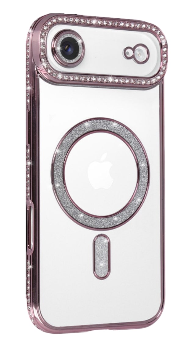Levně Zadní kryt Bling Magsafe pro iPhone Air pink